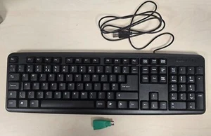 EVO LABS E2106 USB Keyboard Qwerty UK Black - Picture 1 of 1
