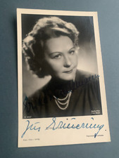 ERIKA VON THELLMANN (†1988)  signed seltene Autogrammkarte 9x14