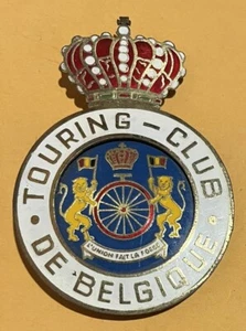 Badge automobile auto car club Belgium Belgique Touring Club de Belgique L Union - Picture 1 of 2