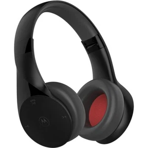 MOTOROLA Moto XT500 Authentic Headphones, Bluetooth, Over-Ear, Comfort Jet Black - Picture 1 of 9