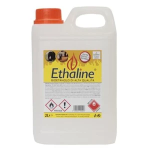 COMBUSTIBILE LIQUIDO ECOLOGICO BIOETANOLO NATURALE ETHALINE 2L INODORE BIOCAMINO - Foto 1 di 1