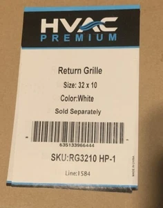 Rejilla de retorno HVAC Premium 32 por 10 - Imagen 1 de 1