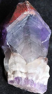 6.5 CM HEMATIZED AMETHYST AURALITE, RED TOP! THUNDER BAY, ONTARIO, CANADA. NO 2 - Picture 1 of 3