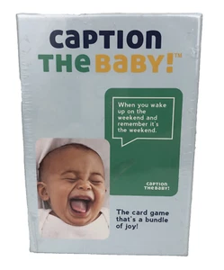 Caption The Baby Card Game Baby Shower Gender Reveal Family Party Game New - Picture 1 of 7