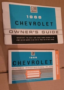 Original 1966 Owner's Guide And Owner Protection Manual Chevrolet GM - Picture 1 of 11