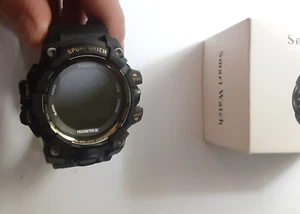 Unbranded Smart Watch for Men Rugged Tactical Black, *broken band & *FOR PARTS - Picture 1 of 6