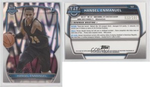 2022-23 Bowman University Chrome RayWave Refractor /100 Hansel Enmanuel #52