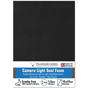 Hoja de reparación de espuma de sello de luz 1,5 mm NO ADHESIVA 21 cmx15 cm HECHA EN EL REINO UNIDO - Imagen 1 de 3