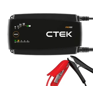 "CTEK PRO15S 15A 12V Battery Charger Maintainer Workshop Automatic Lithium Smart - Picture 1 of 4