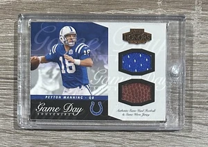 PEYTON MANNING 2003 Playoff Honors GAME DAY SOUVENIRS BALL JERSEY #/150 - Picture 1 of 2