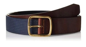 Cinturón informal Boss JOHAN 100 % cuero talla 40 pulgadas/105 cm - hecho a mano, aspecto vintage - Imagen 1 de 8
