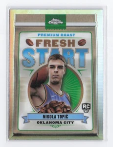 2024-25 Topps Chrome Basketball Fresh Start Nikola Topic #FS-9 Refractor RC - Picture 1 of 2