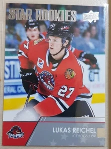 Lukas Reichel Star Rookies - Rockford Ice Hogs - Upper Deck AHL Hockey 2021-22 - Bild 1 von 2