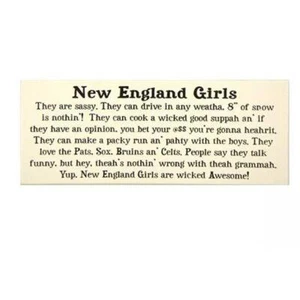 Cute Wood Sign – New England Home Decor 4"×10" - Picture 1 of 2