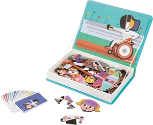 Janod Magnéti'Book Sport, magnetisches Lernspiel. 48 Magnete + 16 Modellkarten - Bild 1 von 7
