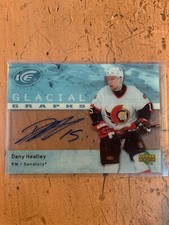 2007-08 Upper Deck Ice Glacial Graphs #GGDH Dany Heatley AUTOGRAPH