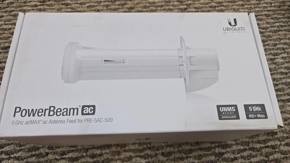 Ubiquiti Networks PBE-5AC-500-US airMAX ac Bridge 500mm Radio Only NEW - Image 1 of 1