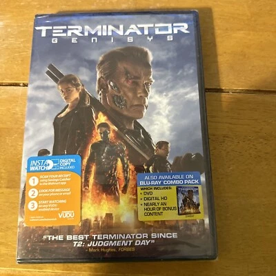Terminator Genisys (DVD 2015) Arnold Schwarzenegger (New Sealed)  FREE SHIPPING! - Image 1 of 2
