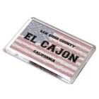FRIDGE MAGNET - El Cajon - San Diego, California - USA Flag