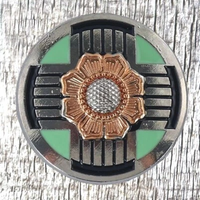 Pecos Flower Conchos CON414-N-1 - Image 1 of 3