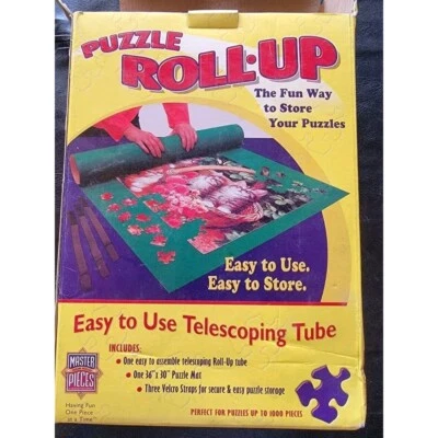 MasterPieces Rompecabezas Rompecabezas Estera Enrollable - 36"x30" Almacenamiento Stow & Go Hasta 1000 piezas Foto 1 de 4