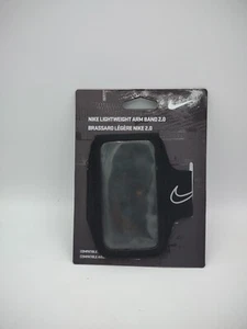 Nike Unisex Lightweight Running Arm Band 2.0 Color: Black/Silver - Picture 1 of 3