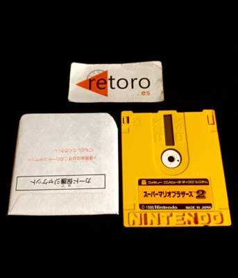 SUPER MARIO 2 + TWINBEE Nintendo FAMICOM DISK DISC SYSTEM JAP - Image 1 of 2