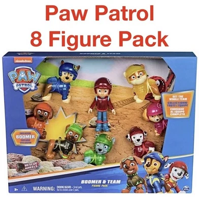 Paw Patrol Rescue Wheels Boomer & Team Figure Pack - BRAND NEW - Image 1 of 4