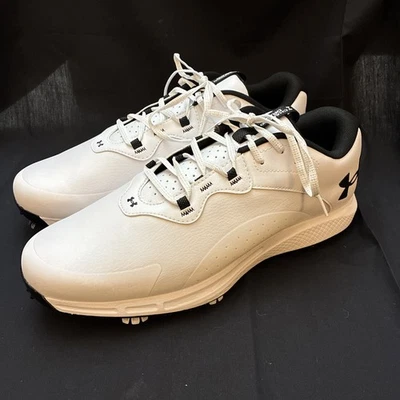 Zapatos con clavos de golf UA Under Armour Spieth 2 blancos Gore Tex GTX para hombre talla 12 Foto 1 de 4