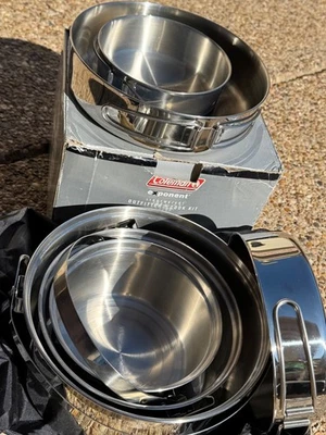 KIT DE COCINA EXPONENT COLMAN KIT DE COCINA JUEGO DE OLLA CAMPING 6 PIEZAS Foto 1 de 4