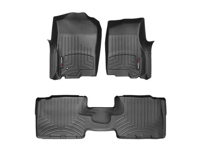 WeatherTech FloorLiner 适用于 2003 - 2006 年林肯领航员 - 第一排和第二排,黑色 — 第 1/4 张图片