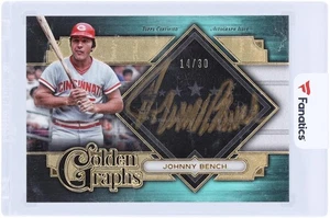 Signierte Johnny Bench Cincinnati Reds Baseballkarte Artikel #14341207 Echtheitszertifikat - Bild 1 von 3