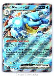 Blastoise EX 030/142 - Stellar Crown - Pokemon Karte - Near Mint - Bild 1 von 2