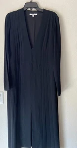 Derek Lam 10 Crosby Knit MIDI BLACK DRESS SZ 8 - Picture 1 of 3