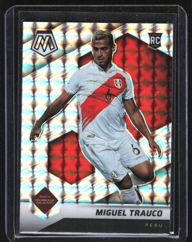 2021 Panini Mosaic Road to FIFA World Cup Silver Mosaic Miguel Trauco Rookie - Image 1 of 2