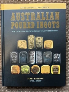 Australian Poured Ingots Kim Brett Gold Silver Bar Book Perth Engelhard - Picture 1 of 11