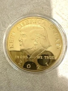 USA Donald Trump Gedenkmünze "Zweite Amtszeit des Präsidenten 2021-2025" - Bild 1 von 2
