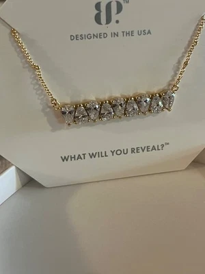 Collar Bomb Party Original RBP9092 We Love To See It Cuarzo Rosa Sobre Rodio Foto 1 de 4