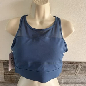 ZYIA All Star blauer Racerback Sport-BH Größe L - Bild 1 von 9