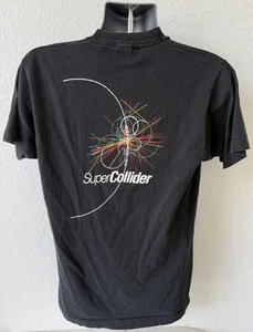 Vintage Super Collider T-Shirt Mens L Physics Single-Stitch Science - Picture 1 of 6