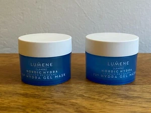 3 x 15ml Lumene Nordic Hydra Oxygen Recovery 72 Hour Hydra Gel Mask NEW - Picture 1 of 1