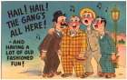 singalong postcard: Hail, Hail, The Gang's All Here