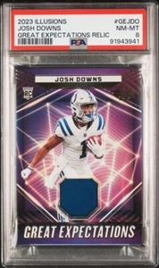 2023 Illusions Josh Downs Great Expectations Relic Rookie RC. Colts - Picture 1 of 2