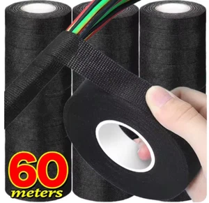 Outus Automotive Wire Harness Tape Heat Proof Cloth Electrical Wrap 4 Rolls - Picture 1 of 8