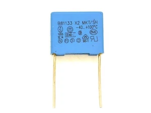 1x 0,1µF 275V~ MKT/SH B81133 X2 (100nF,µ1,uF,Kondensator,Entstörkondensator)A23 - Bild 1 von 2