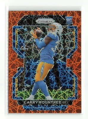 LARRY ROUNTREE III #401 RC 2021 PANINI CHARGERS ORANGE LAZER - Image 1 of 2