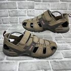 Teva Forebay Men's Size 10 Tan Waterproof Adjustable Hiking Sport Sandals