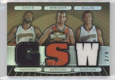 2007-08 Triple Threads Relic Combo Sepia /9 Baron Davis Brandan Wright Rookie RC