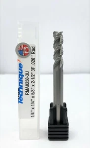 1/4 Zoll Hartmetall Schaftfräser 3 Flöte für Aluminium Schruppen 0,020 Zoll Rad (CB3-H) - Bild 1 von 4