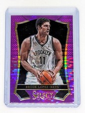 2013-14 Panini Select Purple Prizm #17 Brook Lopez /99 Brooklyn Nets